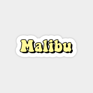 Malibu Yella Sticker